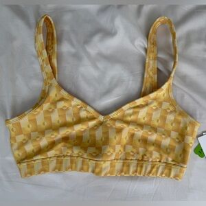 Beyond Yoga Yellow Sunflower Bralette